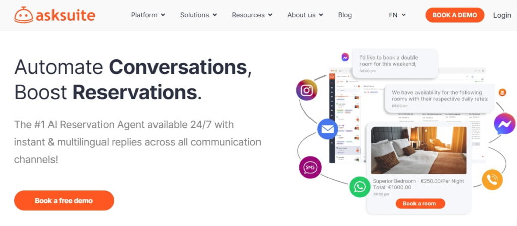 AI for hotels—Asksuite