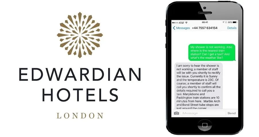 AI chatbots for hotels—Edwardian Hotels' Edward