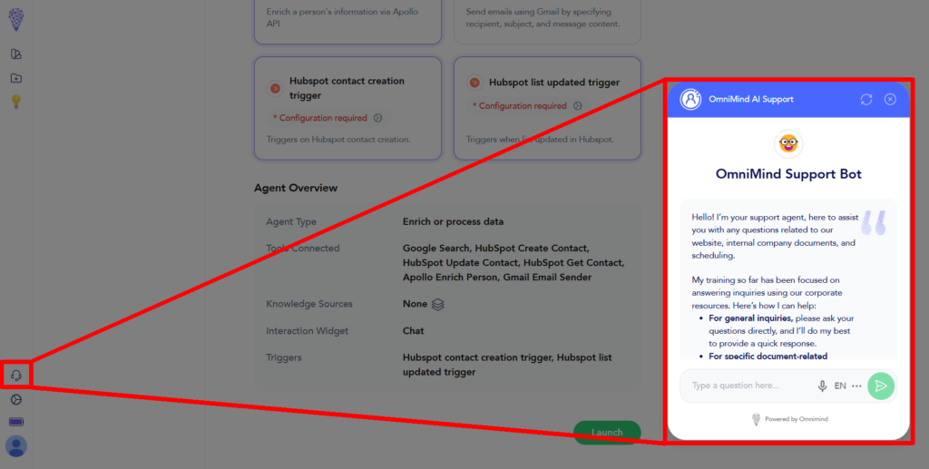 omnimind.ai | How to Make AI Agent for HubSpot Data Enrichment